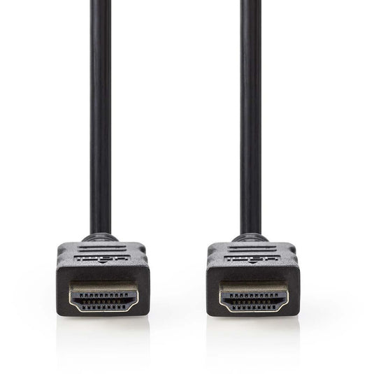 High speed hdmi-kabel met ethernet, 15 meter (zwart, 4k@30hz )