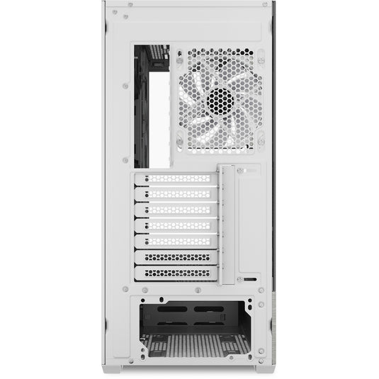 Sharkoon ak7 argb midi tower behuizing (wit | 2x usb-a | 1x usb-c | rgb | tempered glass)