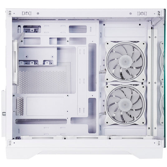 Chieftec visio midi tower behuizing (wit | 2x usb-a | 1x usb-c | rgb | tempered glass)