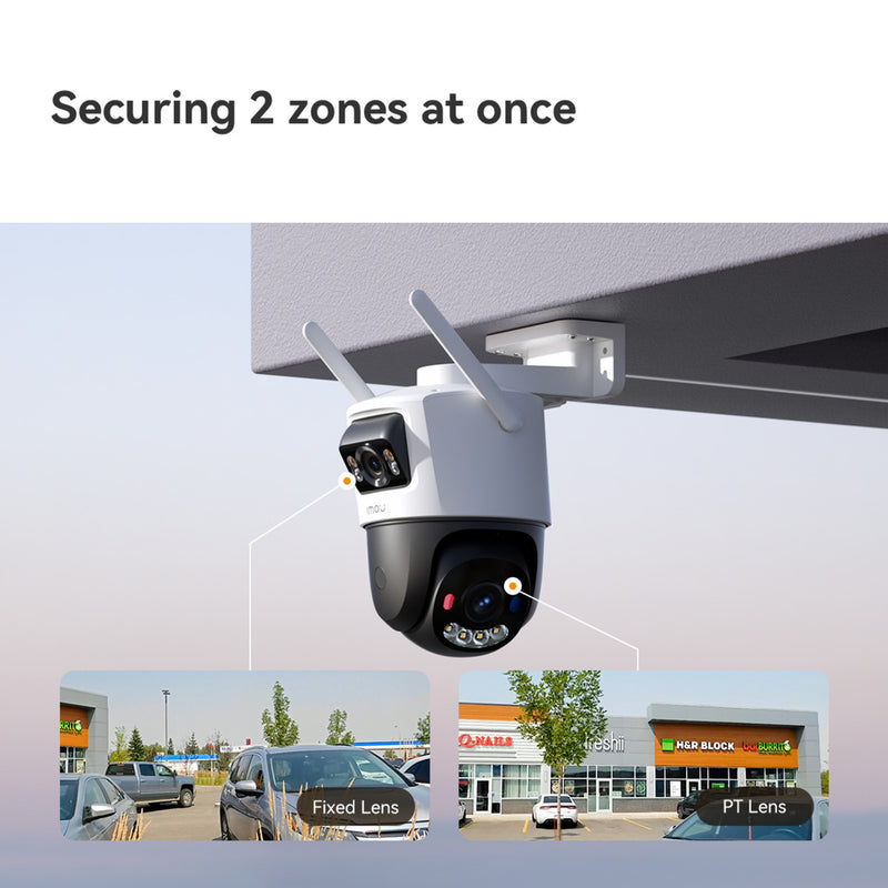 Afbeelding laden in galerijviewer, Imou cruiser dual 2 pro beveiligingscamera (wit, 4mp, wifi 6, lan)

