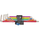 Wera inbussleutelset torx 3967 9 tx sxl multicolour hf stainless 1 (9-delig, torx t8 tot t40)