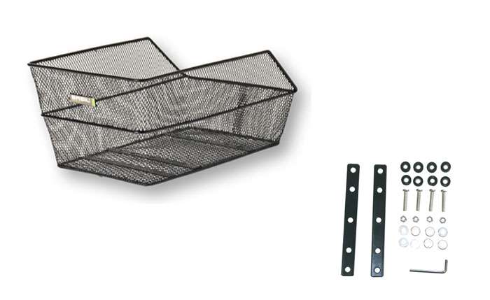 Load image into Gallery viewer, Basil Cento S - fietsmand - achterop - zwart
