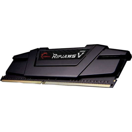 G.skill 16 gb ddr4-3200 (2x 8 gb) kit werkgeheugen (zwart, f4-3200c16d-16gvkb, ripjaws v, xmp)