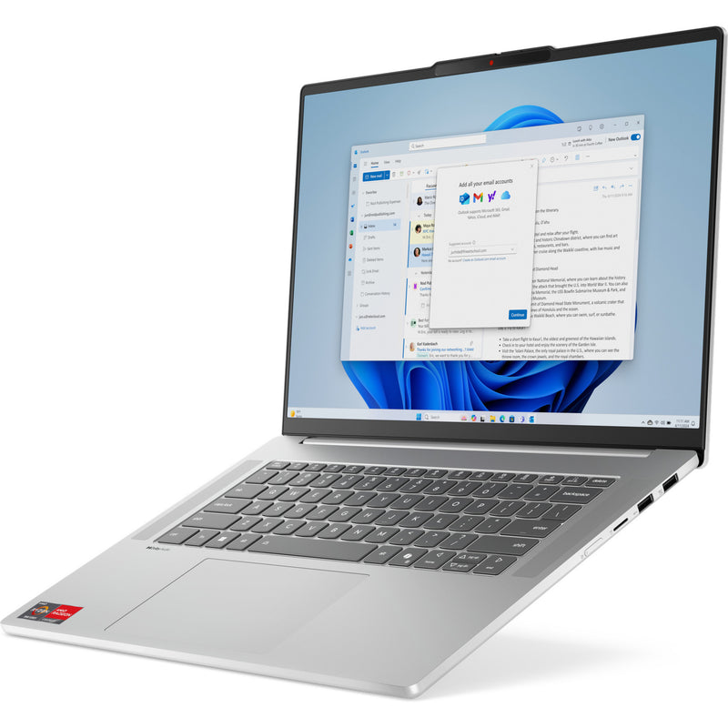 Load image into Gallery viewer, Lenovo ideapad slim 5 15arp10 (83j3004emh) 15.3 laptop (grijs | ryzen 7 7735hs | radeon 680m | 16 gb | 512 gb ssd)
