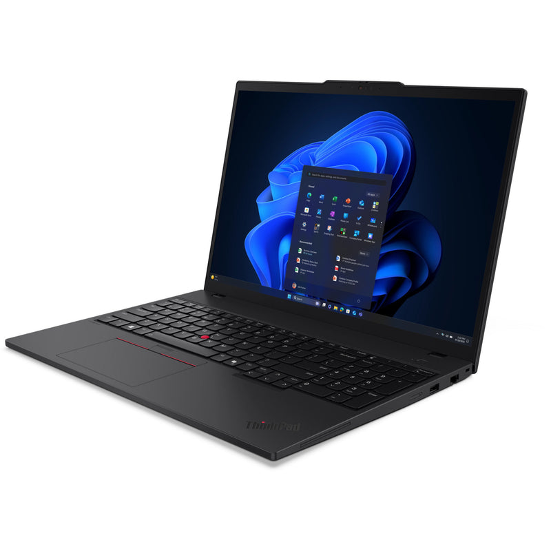 Load image into Gallery viewer, Lenovo thinkpad t16 gen 4 (21qe005bmh) 16 laptop (zwart | core ultra 5 225u | intel graphics | 16 gb | 512 gb ssd)
