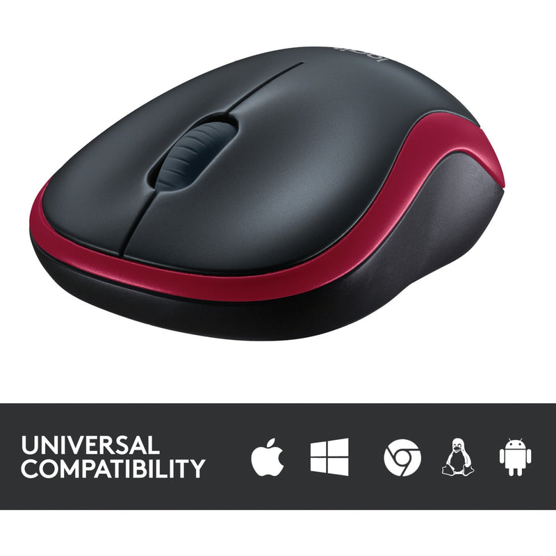 Load image into Gallery viewer, Logitech wireless mouse m185 (rood, retail)
