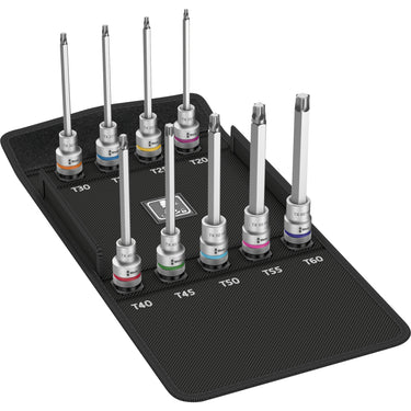 Wera 8767 hmc hf 3 zyklop bit-doppen-set torx bitset (9-delig)