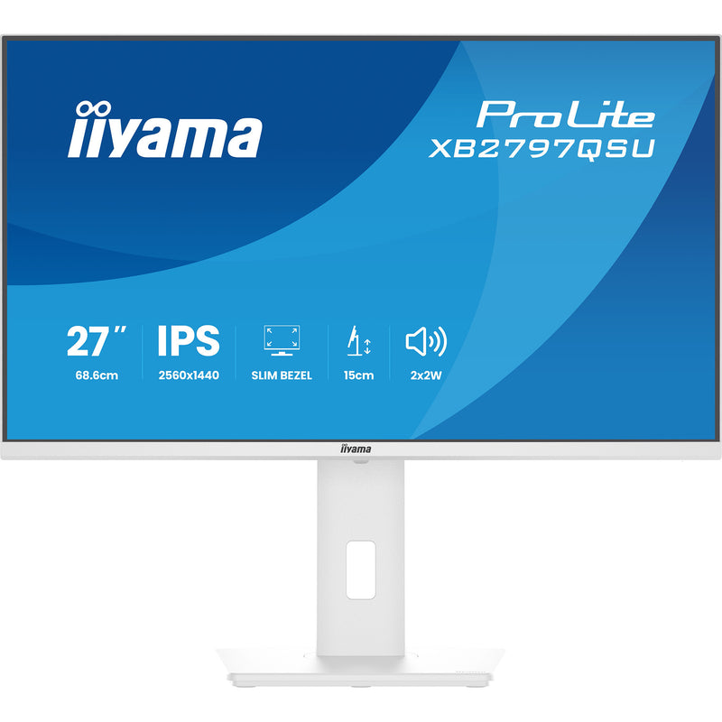 Load image into Gallery viewer, Iiyama prolite xb2797qsu-w1 27 monitor (wit (mat), hdmi, displayport, usb, audio)
