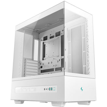 Deepcool ch690 digital midi tower behuizing (wit | 2x usb-a | 1x usb-c | tempered glass)