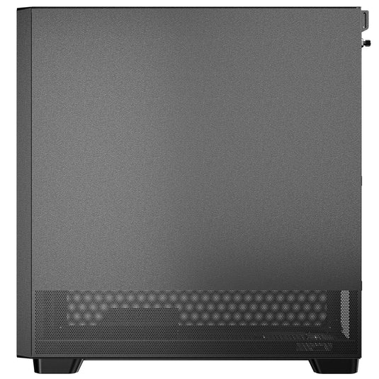 Antec flux midi tower behuizing (zwart | 2x usb-a | 1x usb-c | tempered glass)