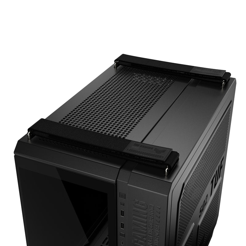 Load image into Gallery viewer, Asus tuf gaming gt502 horizon argb midi tower behuizing (zwart | 3x usb-a | 1x usb-c | tempered glass)
