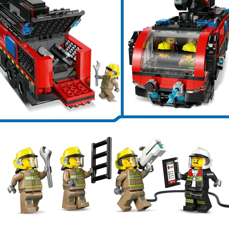 Load image into Gallery viewer, Lego city - luchthaven brandweertruck constructiespeelgoed (60499)
