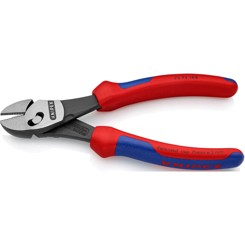 Load image into Gallery viewer, Knipex twinforce zijsnijtang 7372180 kniptang (rood blauw)
