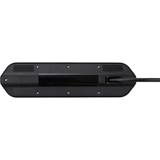 Brennenstuhl estilo hoekstekkerdoos 4-voudig stekkerdoos (zwart roestvrij staal, 2x usb)