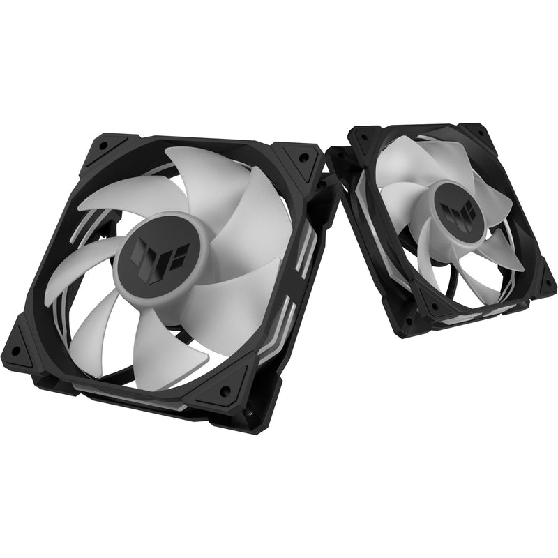 Load image into Gallery viewer, Asus tuf gaming tr120 argb reverse case fans (zwart, 3 stuks, 120 x 120 x 28 mm)
