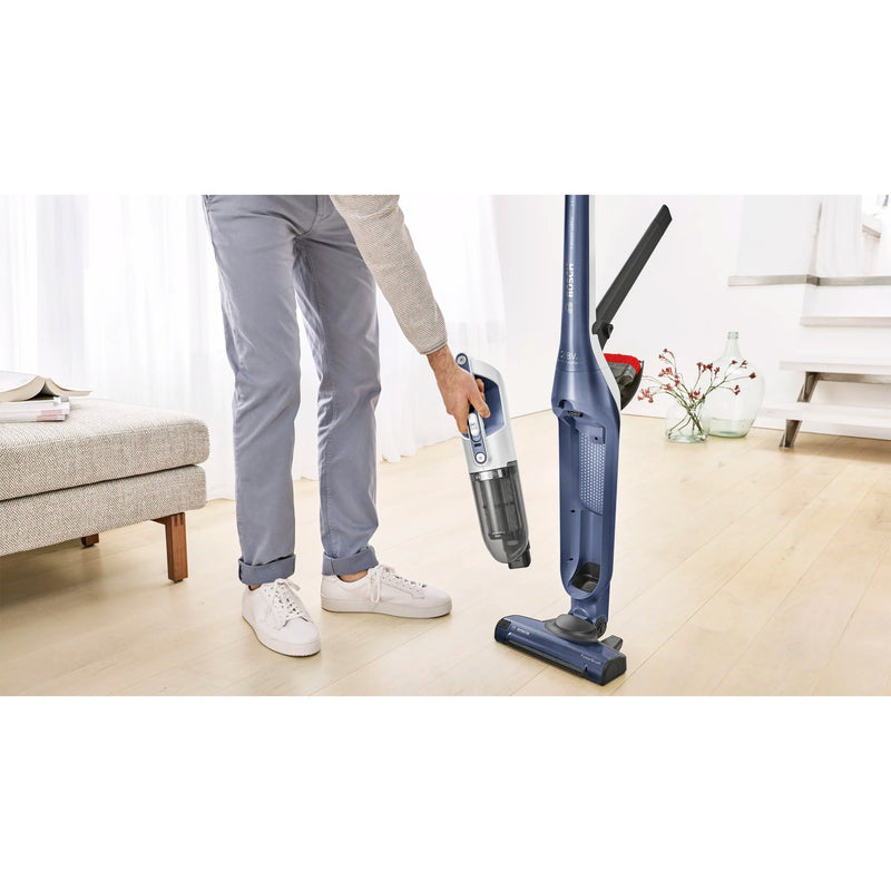 Load image into Gallery viewer, Bosch serie 4 draadloze steelstofzuiger flexxo gen2 28vmax (donkerblauw, 2 in 1)

