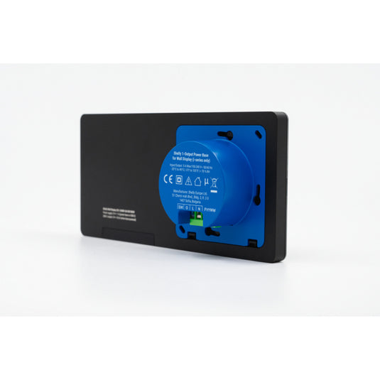 Shelly wall display x2i bedieningspaneel (zwart, touchscreen, wi-fi 6, bluetooth 5.4)
