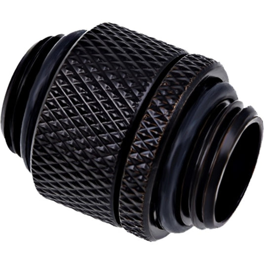 Alphacool eiszapfen double nipple rotatable g1 4 ag to g1 4 ag aansluiting (zwart)