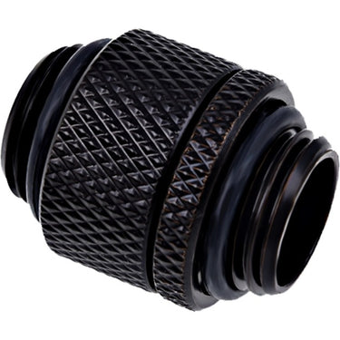 Alphacool eiszapfen double nipple rotatable g1 4 ag to g1 4 ag aansluiting (zwart)