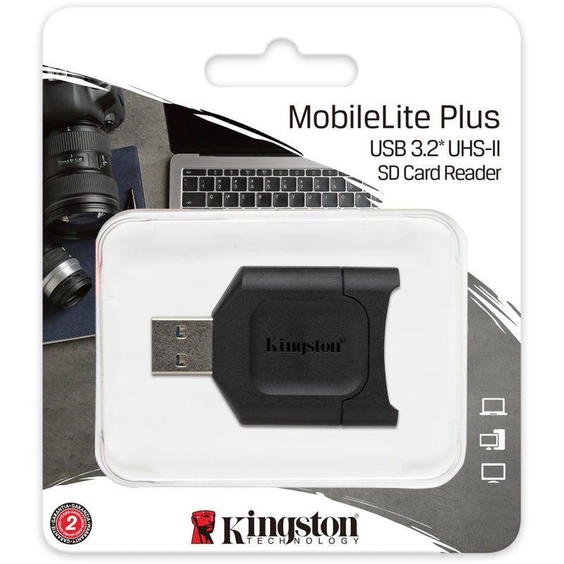 Load image into Gallery viewer, Kingston mobilelite plus sd reader kaartlezer (zwart, usb 3.2 gen 1)
