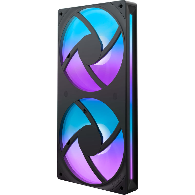 Load image into Gallery viewer, Nzxt f240 rgb core case fans (zwart, 2 stuks, 240 x 120 x 26 mm)
