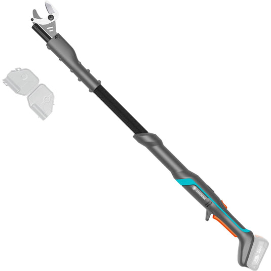 Gardena accu-takkenschaar easycut 110 18v p4a solo boomschaar (donkergrijs turquoise, accu en oplader niet inbegrepen, power for all alliance)