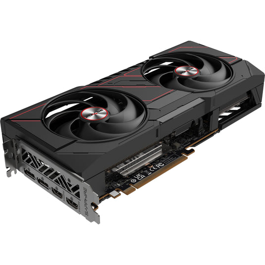 Sapphire radeon rx 9070 pulse grafische kaart (zwart, 2x displayport, 2x hdmi, rdna4)