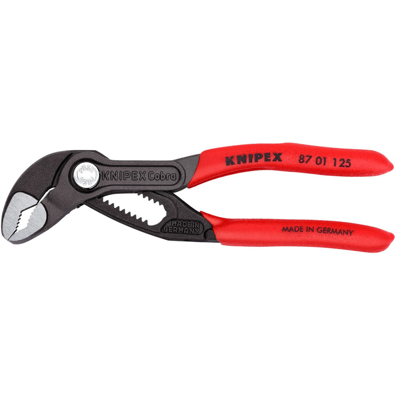 Load image into Gallery viewer, Knipex cobra waterpomptang 8701125 zweedse- waterpomp-tang (rood, 125 mm)
