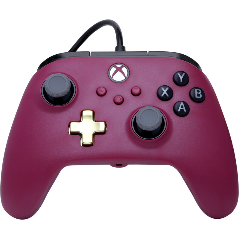 Load image into Gallery viewer, Powera advantage plus bedrade controller voor xbox series x|s - robijn (donkerrood, xbox series x|s, xbox one, pc)
