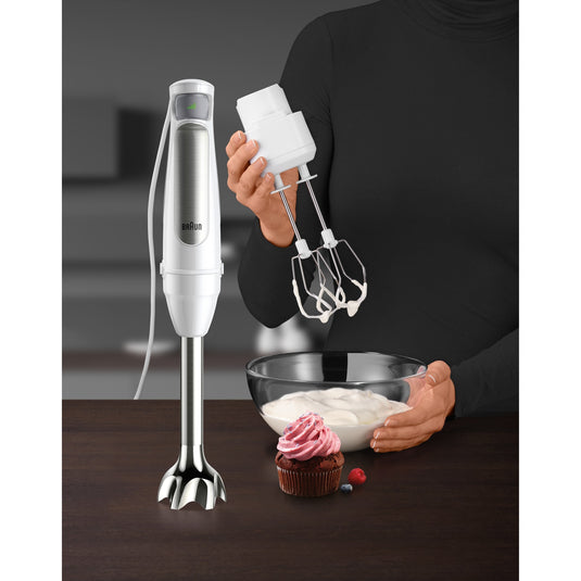 Braun multi quick 7 staafmixer mq 7005b (wit roestvrij staal)