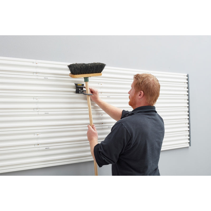 Load image into Gallery viewer, Stanley track wall - s haak houder (zwart)
