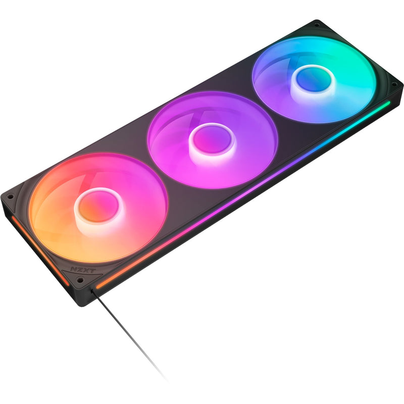 Load image into Gallery viewer, Nzxt f360 rgb core case fans (zwart, 3 stuks, 360 x 120 x 26 mm)

