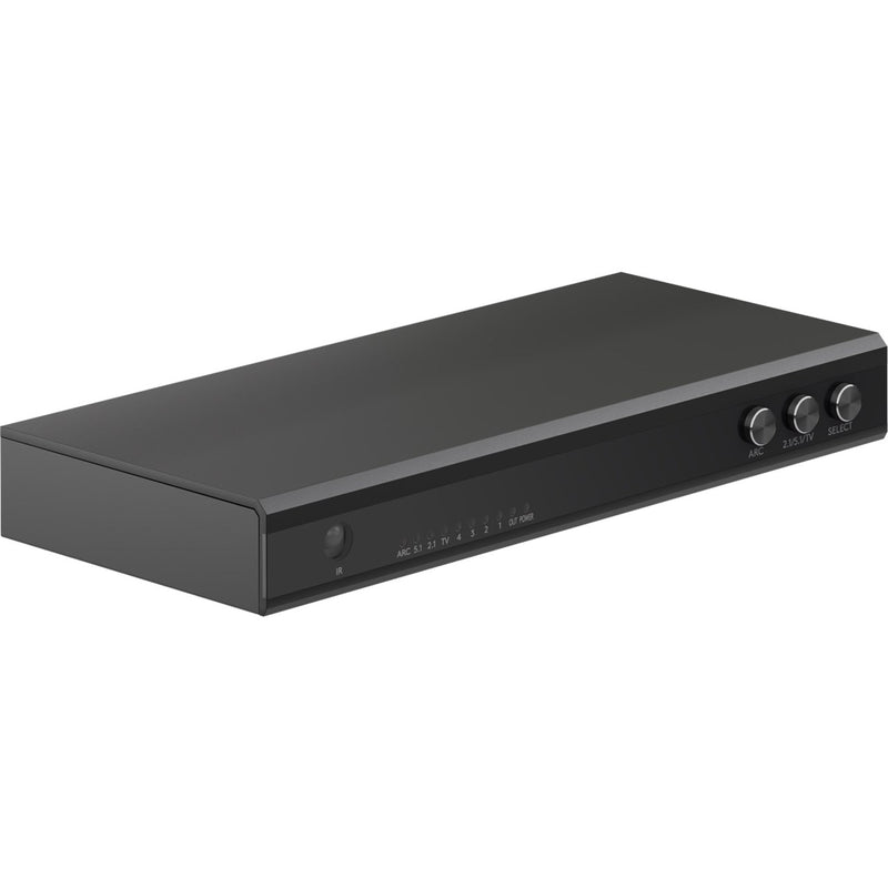 Load image into Gallery viewer, Goobay hdmi switch 4-1 audio output 4k kvm-switch (zwart)
