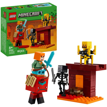 Lego minecraft de lavastrijd in de nether voor kinderen - 21266