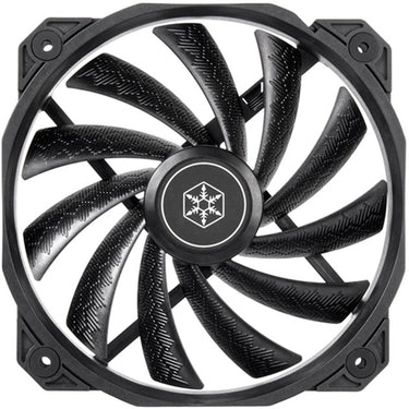 Silverstone shark force 160 case fan (zwart, 160 x 160 x 27 mm, pwm)