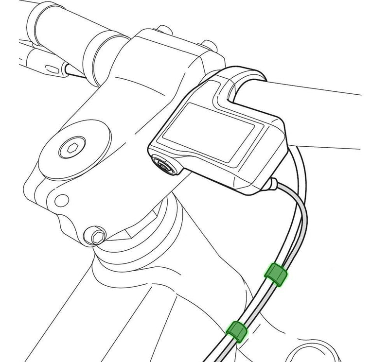 Load image into Gallery viewer, Shimano steps mounting clip for ew-sd50 cable
