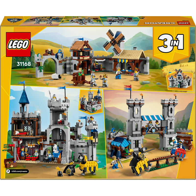 Load image into Gallery viewer, Lego ® creator 3in1 middeleeuws kasteel met ridders te paard - 31168
