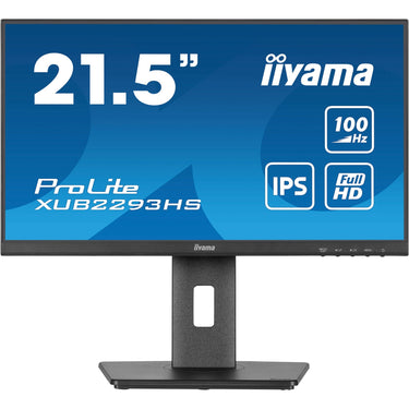 Iiyama prolite xub2293hs-b6 21.5 monitor (zwart, hdmi, displayport)