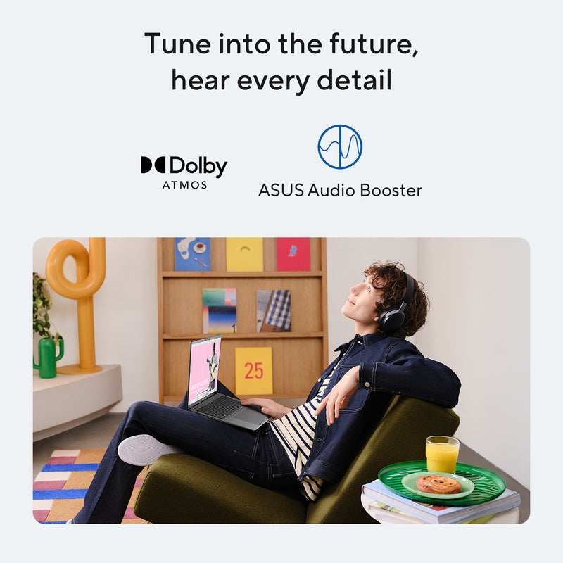 Load image into Gallery viewer, Asus vivobook s16 s3607aa-sh016w 16 copilot+ laptop (zilver | ultra 7 355 | intel arc graphics | 32 gb | 1 tb ssd | oled)
