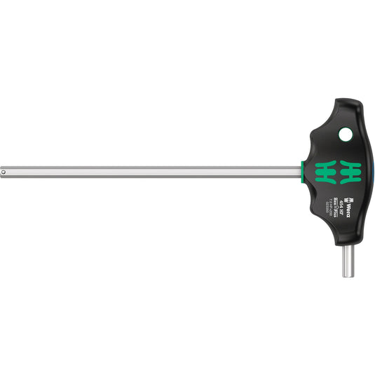 Wera 454 5 hf shk set 1 schroevendraaierset t-greep-schroevendraaier hex-plus met vasthoudfunctie (zwart groen, 5‑delig)
