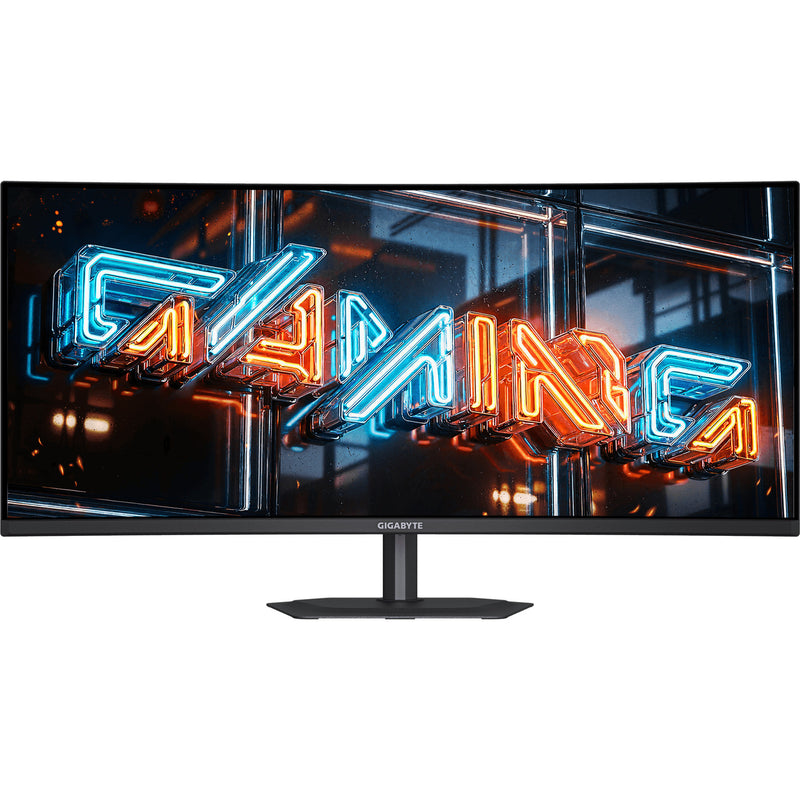 Load image into Gallery viewer, Gigabyte mo34wqc36 qd-oled 34 curved ultrawide gaming monitor (zwart, 2x hdmi, displayport, usb-a, usb-b, usb-c, 360 hz)
