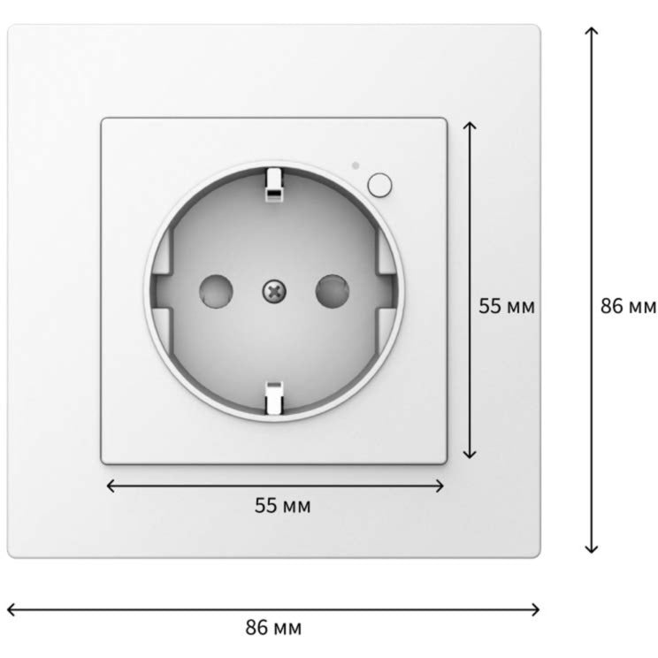 Load image into Gallery viewer, Aqara wall outlet h2 eu stekkerdoos (wit, zigbee)
