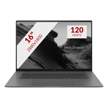 Asus zenbook s 16 um5606ga-ss188w 16 copilot+ laptop (grijs | ryzen ai 9 465 | radeon 880m | 32 gb | 1 tb sdd)