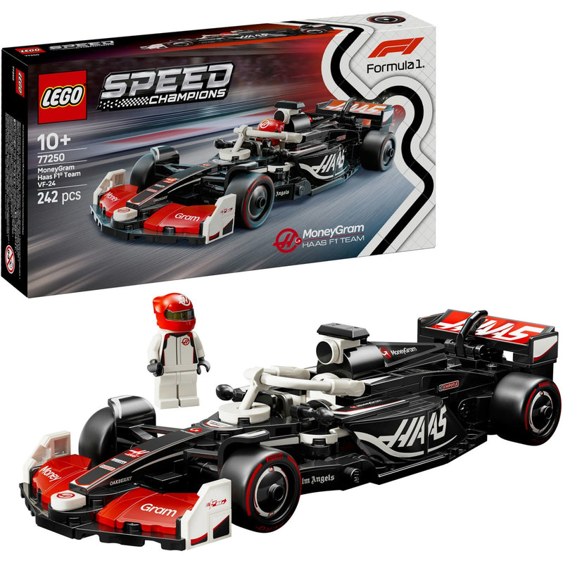 Load image into Gallery viewer, Lego speed champions 77250 moneygram haas f1 team vf-24 racewagen
