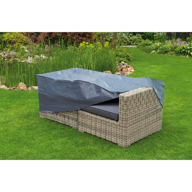 Load image into Gallery viewer, Nature tuinmeubelafdekhoes voor 2-zits loungebank afdekking (grijs, 6031600)
