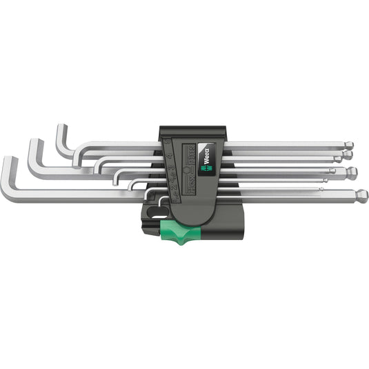 Wera inbussleutelset 950 9 hex-plus 4 (chroom, 9-delig)