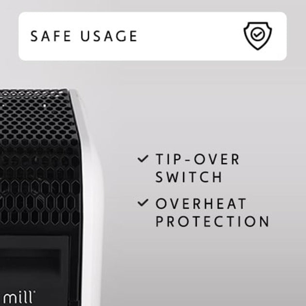 Load image into Gallery viewer, Mill gentle air wifi olieradiator oil2000wifi3 black (wit zwart, 2000w)
