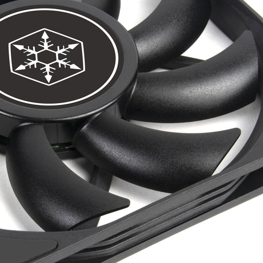 Silverstone air slimmer 120 case fan (zwart transparant, 120 x 15 x 120 mm, pwm)