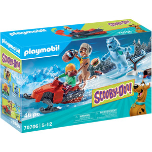 Playmobil scooby-doo! - avontuur met snow ghost constructiespeelgoed (70706)