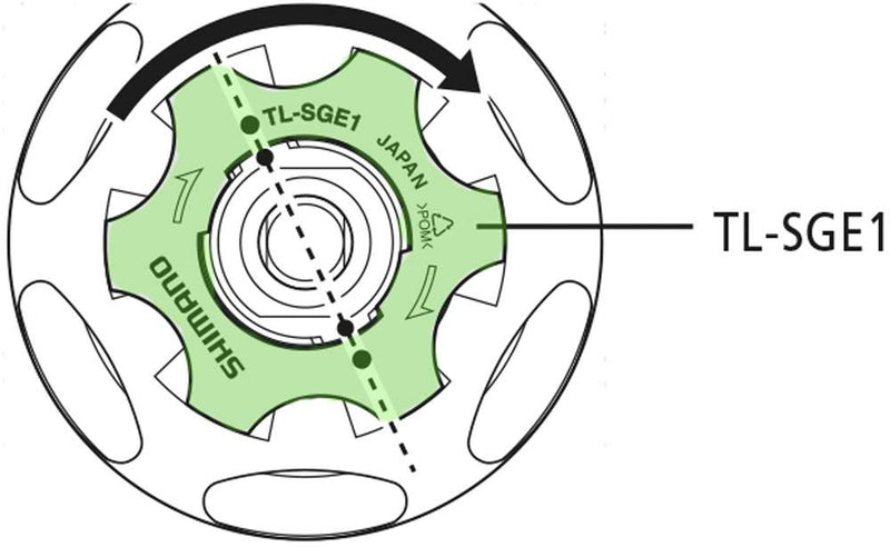 Load image into Gallery viewer, Shimano tl-sge1 adjustment tool for alfine di2
